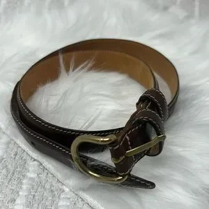 Nordstrom Brown leather Belt Women’s Medium Made In Italy NORDSTROM Women main image 2
